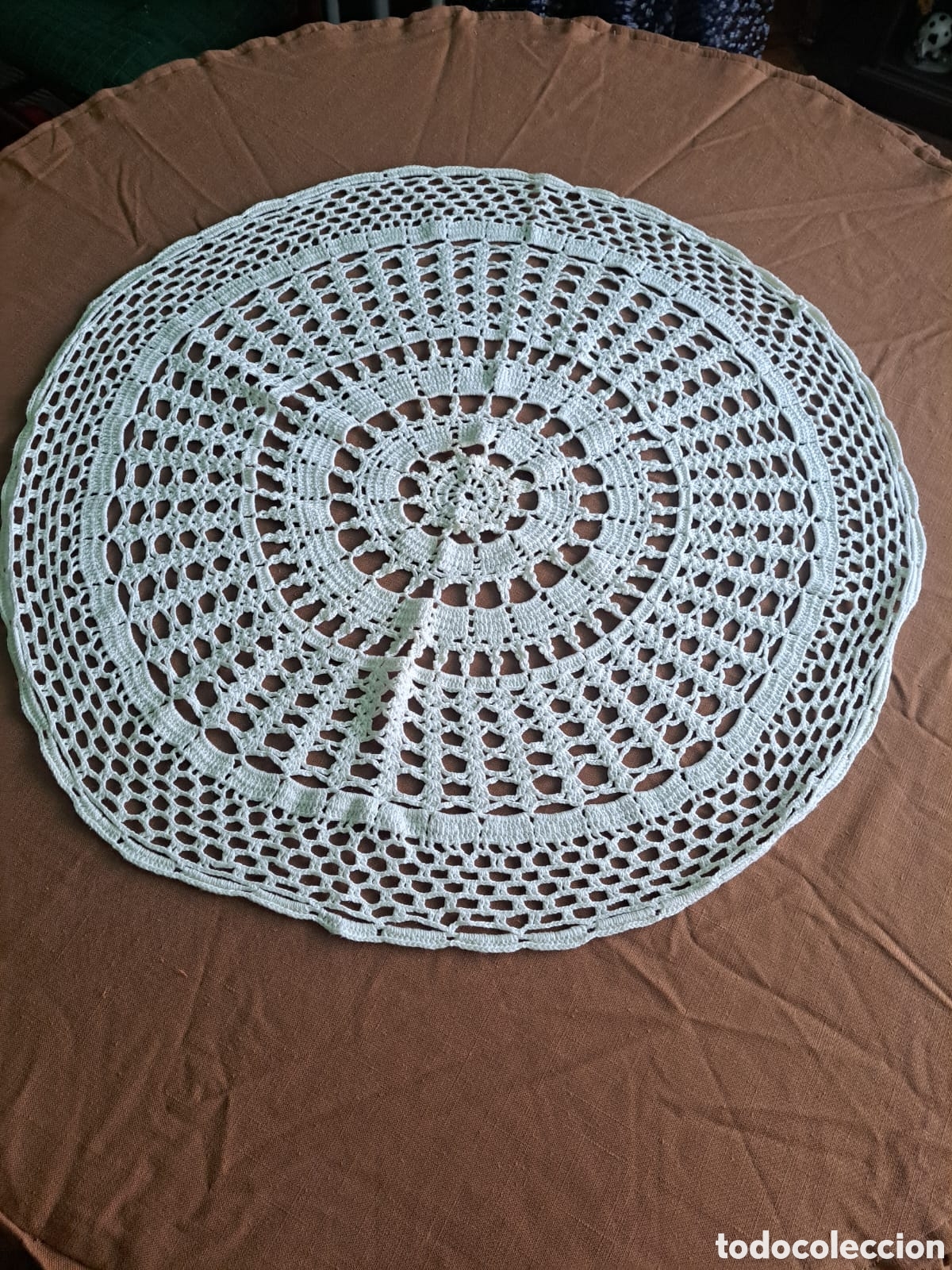 Artesan&iacute;a: Tapete ganchillo blanco - Foto 1