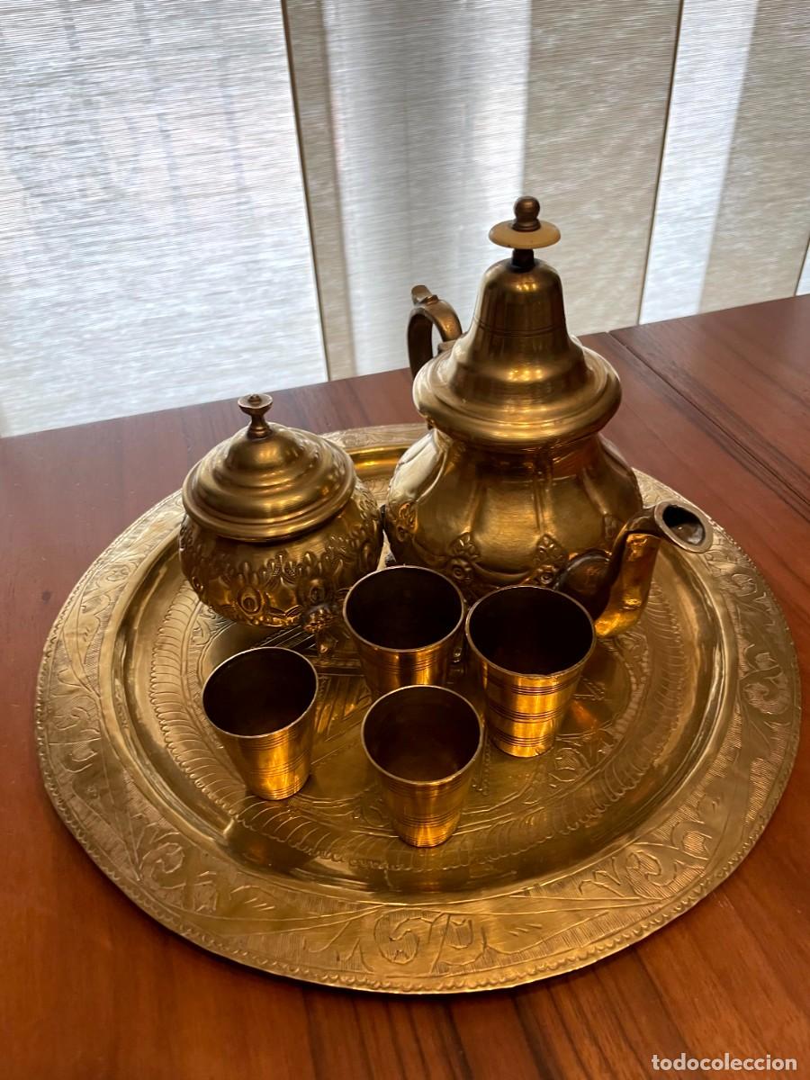 Artesan&iacute;a: bandeja y cafeteras arabes - Foto 1