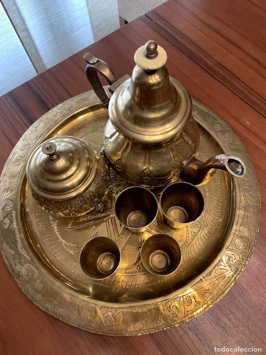 Artesan&iacute;a: bandeja y cafeteras arabes - Foto 2
