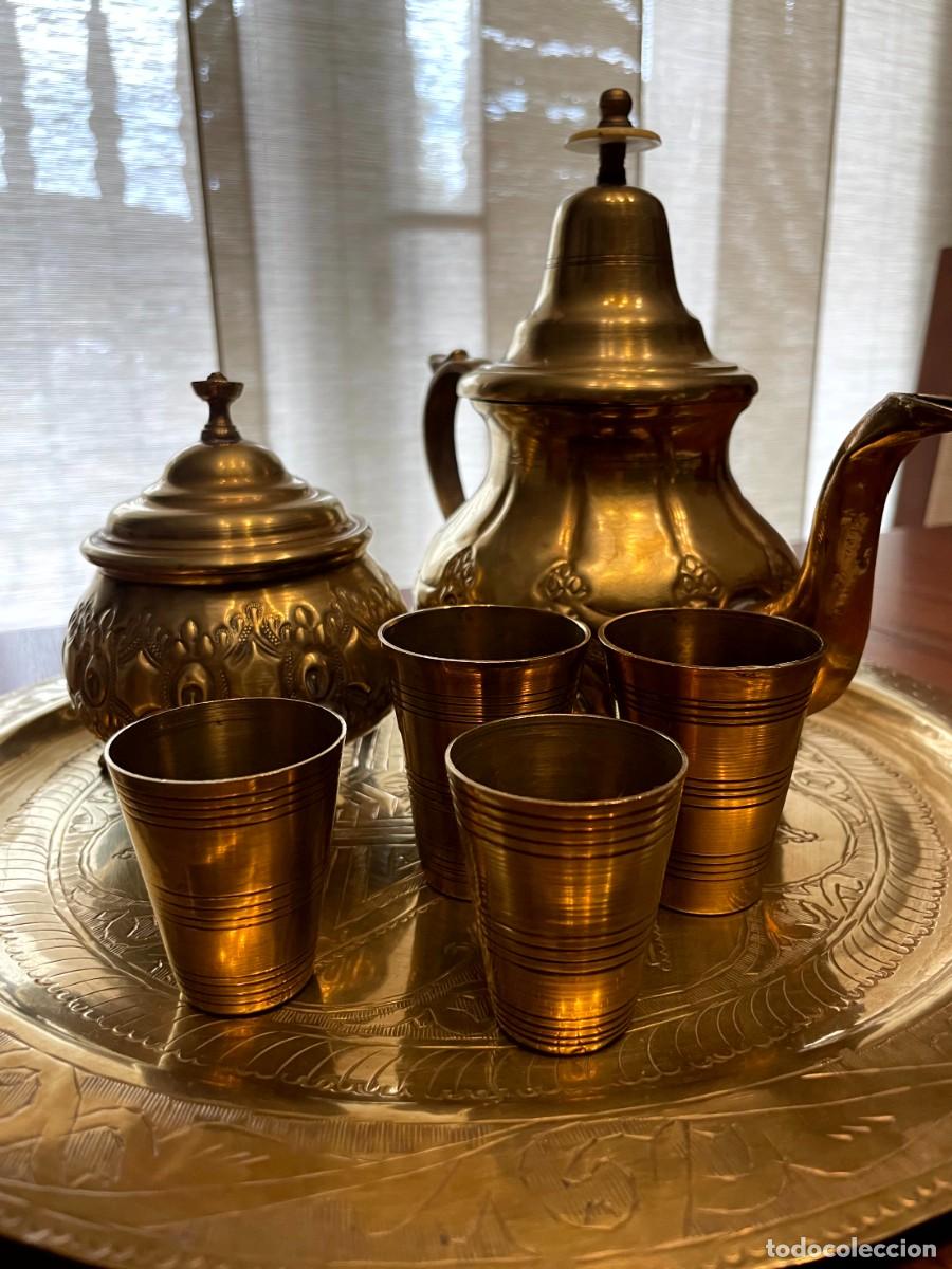 Artesan&iacute;a: bandeja y cafeteras arabes - Foto 3