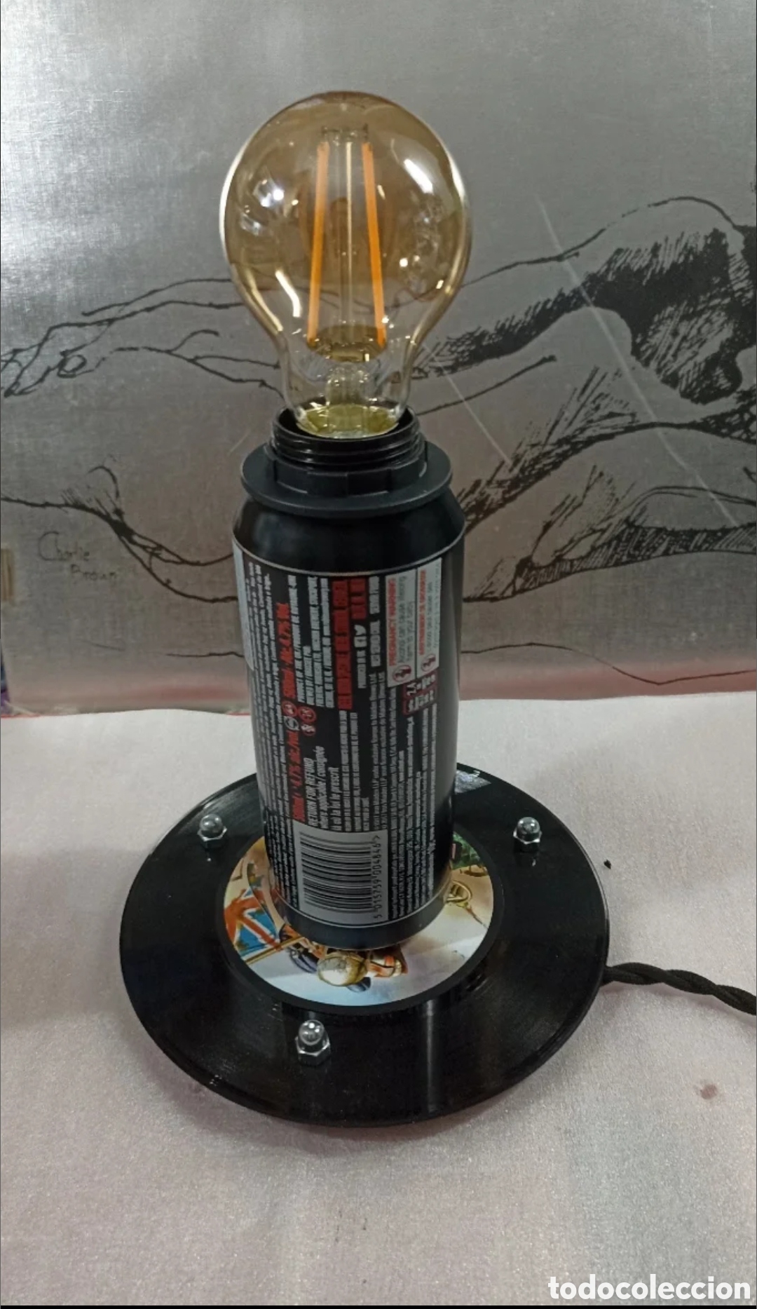 Artesan&iacute;a: Lampara Iron Maiden - Foto 2