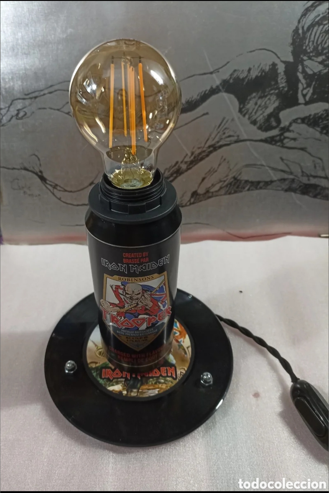Artesan&iacute;a: Lampara Iron Maiden - Foto 1