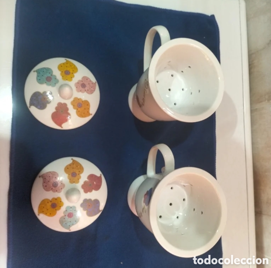 Artesan&iacute;a: Conjunto de tazas de t&eacute;. - Foto 2