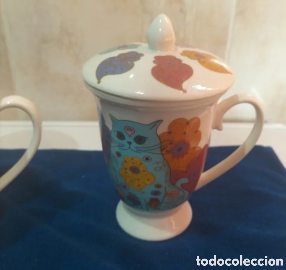 Artesan&iacute;a: Conjunto de tazas de t&eacute;. - Foto 3