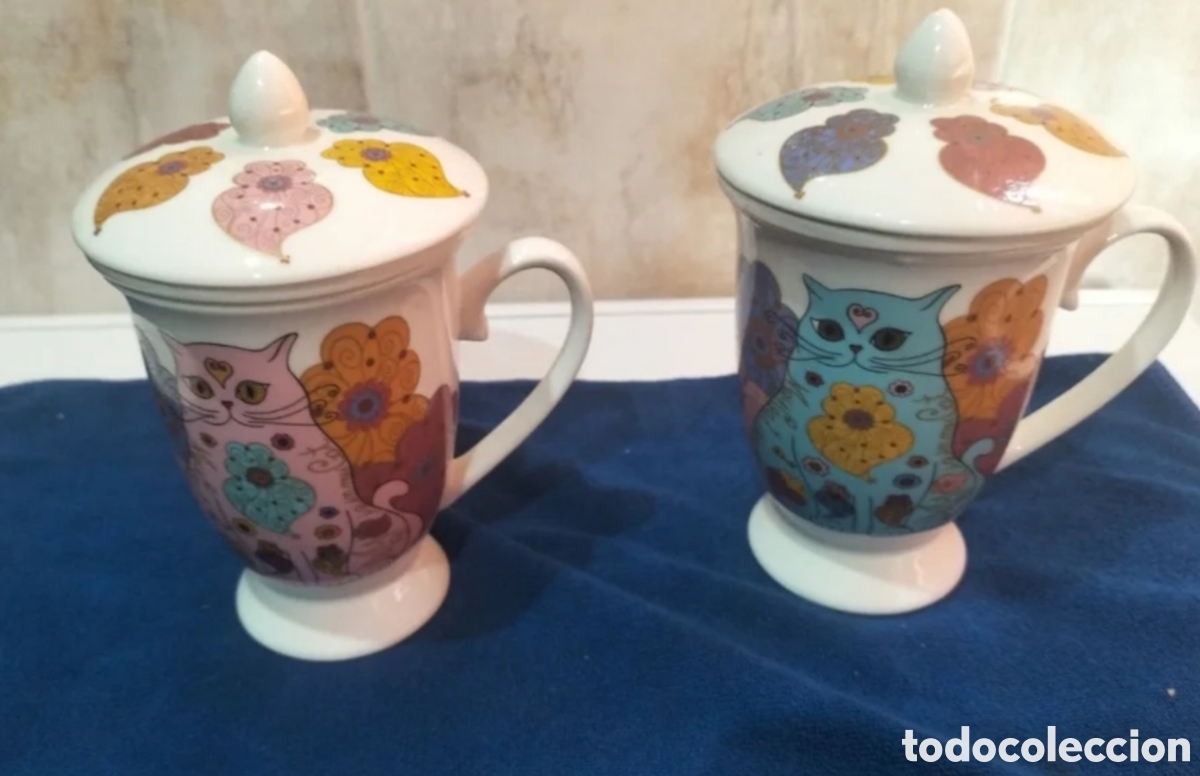Artesan&iacute;a: Conjunto de tazas de t&eacute;. - Foto 9
