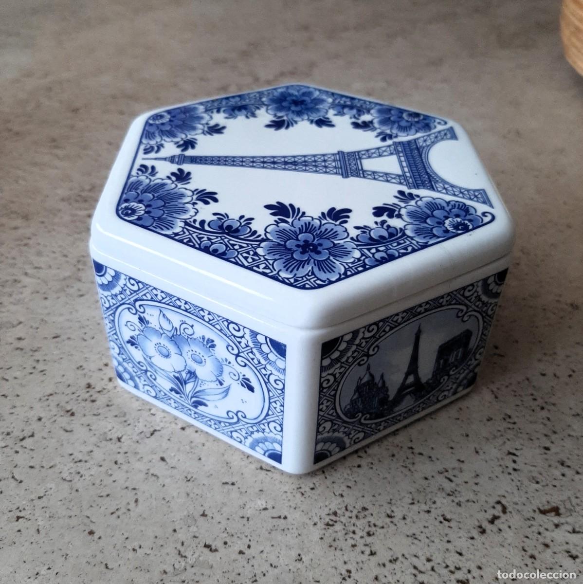 Artesan&iacute;a: CAJA HEXAGONAL DE PORCELANA - Foto 3