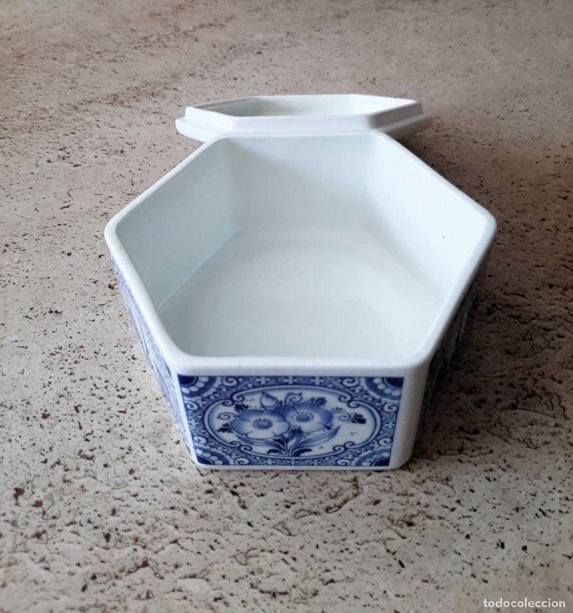 Artesan&iacute;a: CAJA HEXAGONAL DE PORCELANA - Foto 4