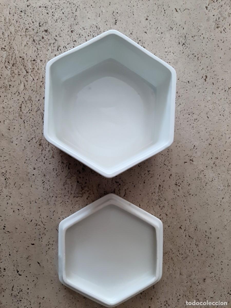 Artesan&iacute;a: CAJA HEXAGONAL DE PORCELANA - Foto 5