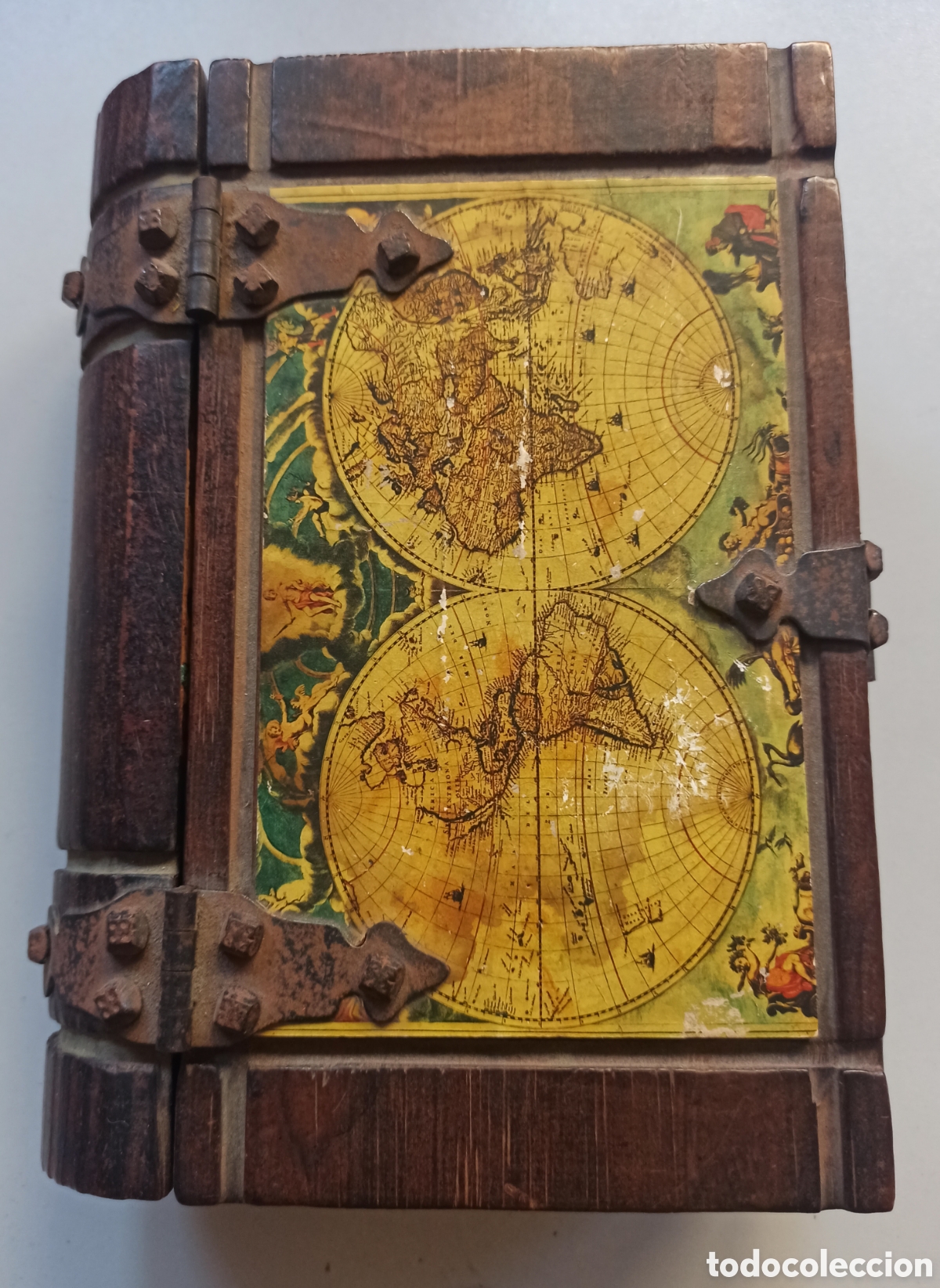 Artesan&iacute;a: ANTIGUO COFRE DE MADERA MACIZA - Foto 1