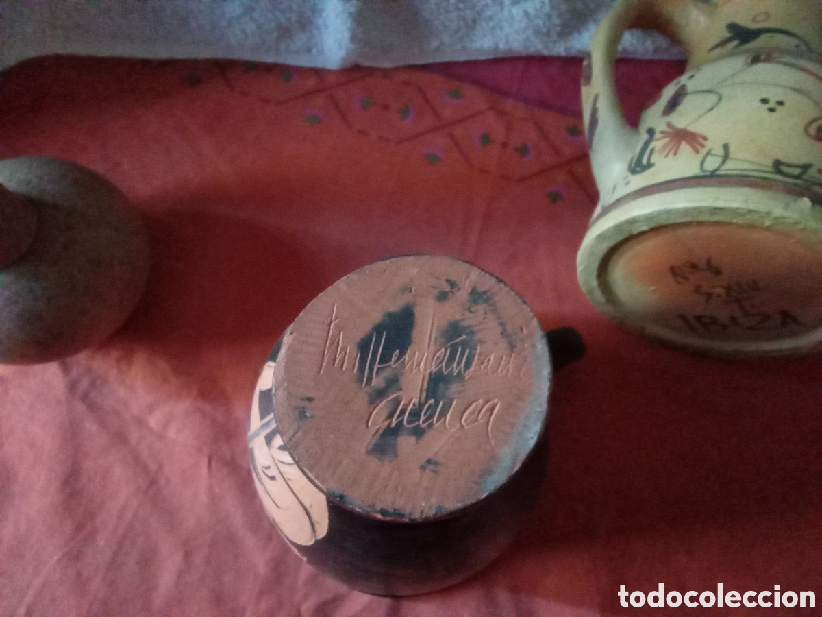 Artesan&iacute;a: Tres jarras de barro - Foto 5