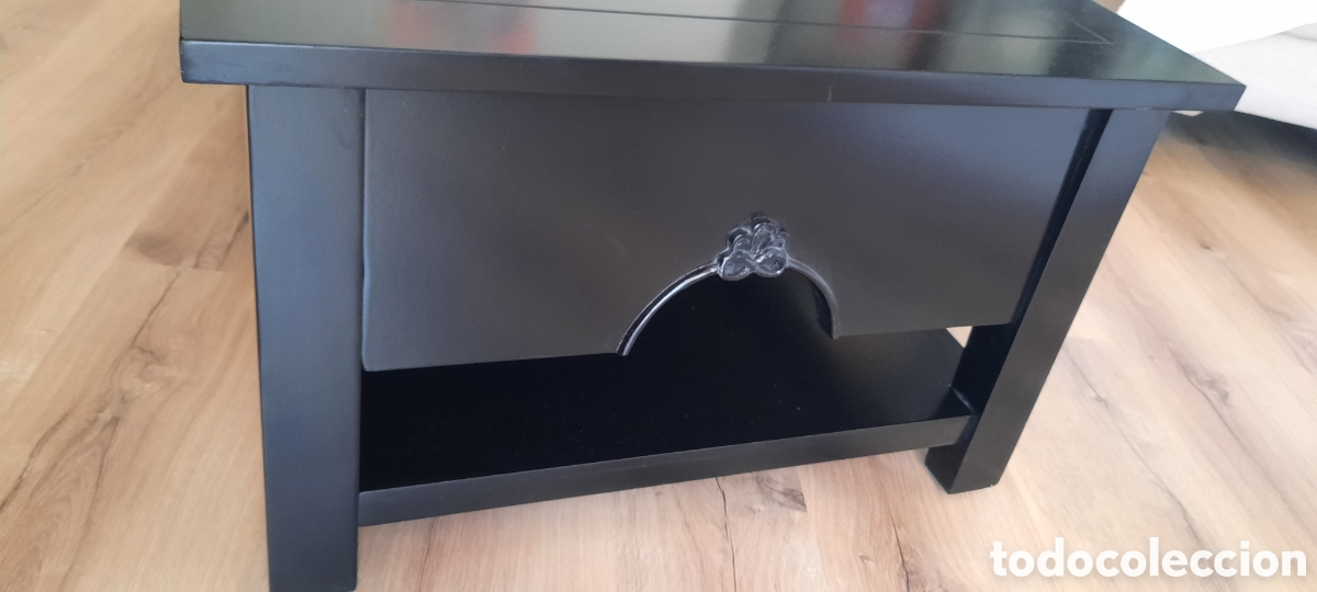 Artesan&iacute;a: Mesa sal&oacute;n de madera weng&eacute; - Foto 4