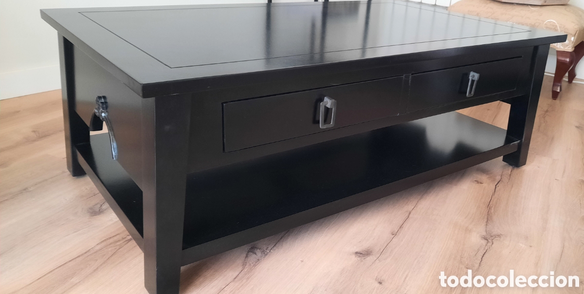 Artesan&iacute;a: Mesa sal&oacute;n de madera weng&eacute; - Foto 1