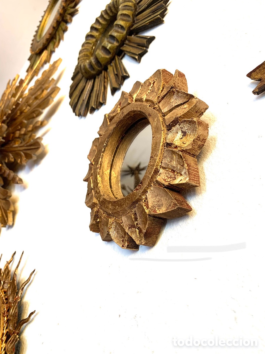 Artesan&iacute;a: ESPEJO SOL DORADO - Foto 2