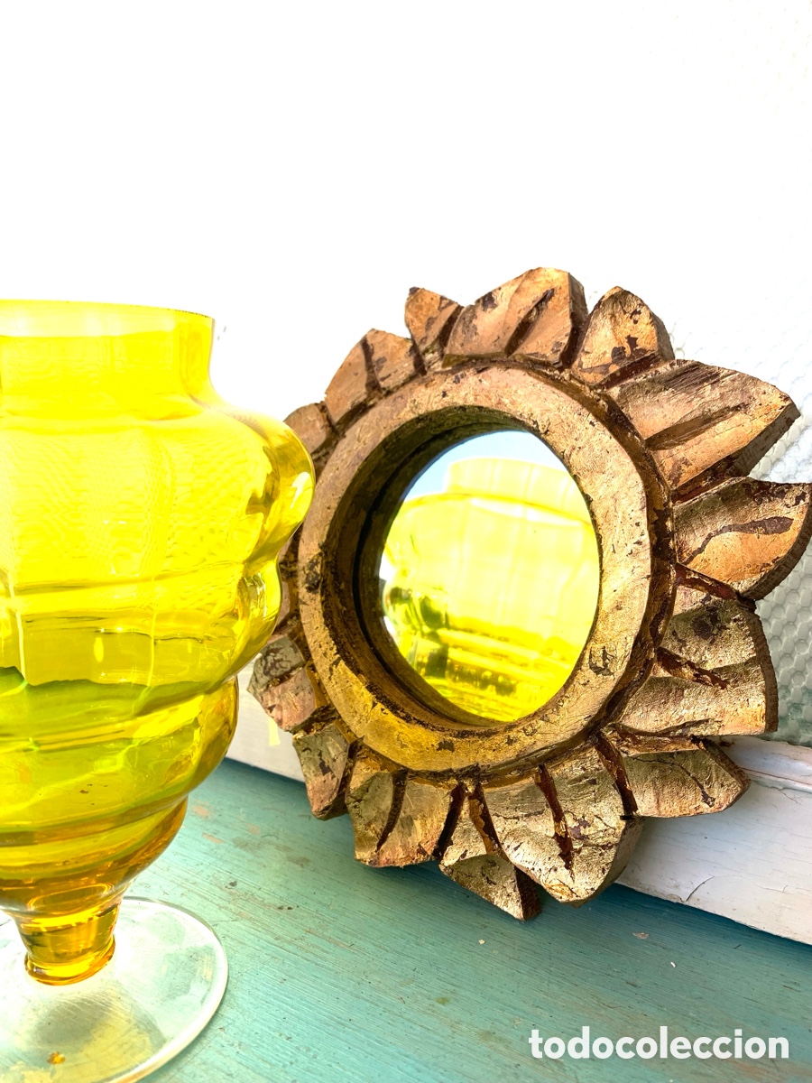 Artesan&iacute;a: ESPEJO SOL DORADO - Foto 4