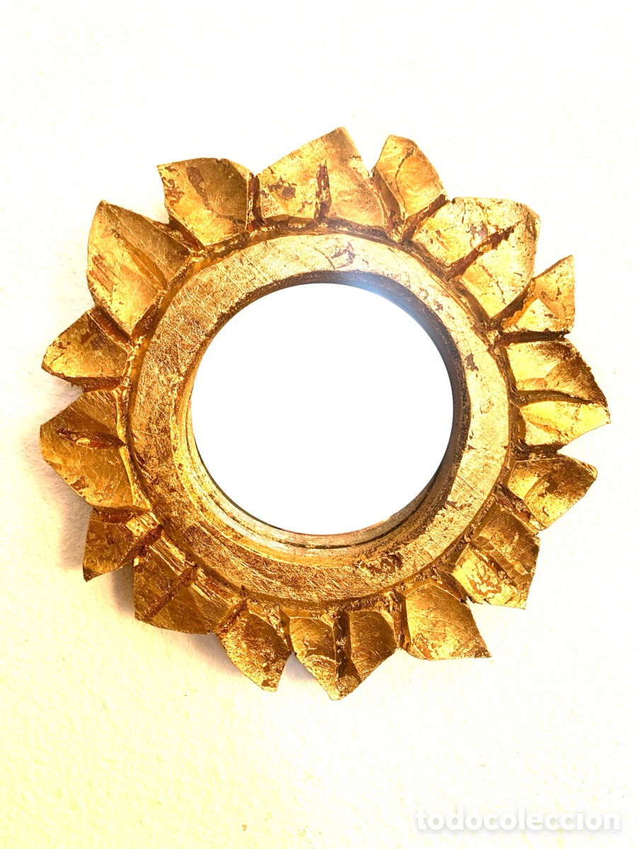 Artesan&iacute;a: ESPEJO SOL DORADO - Foto 5