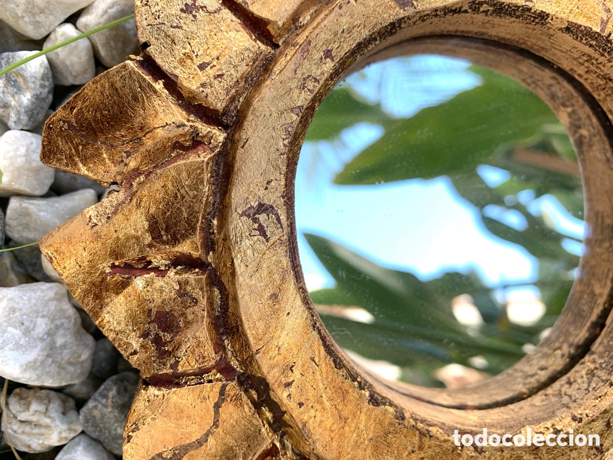 Artesan&iacute;a: ESPEJO SOL DORADO - Foto 8