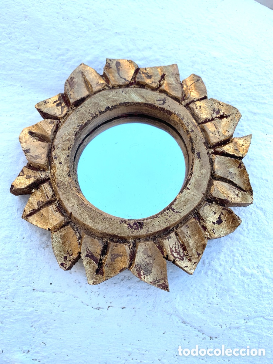 Artesan&iacute;a: ESPEJO SOL DORADO - Foto 9