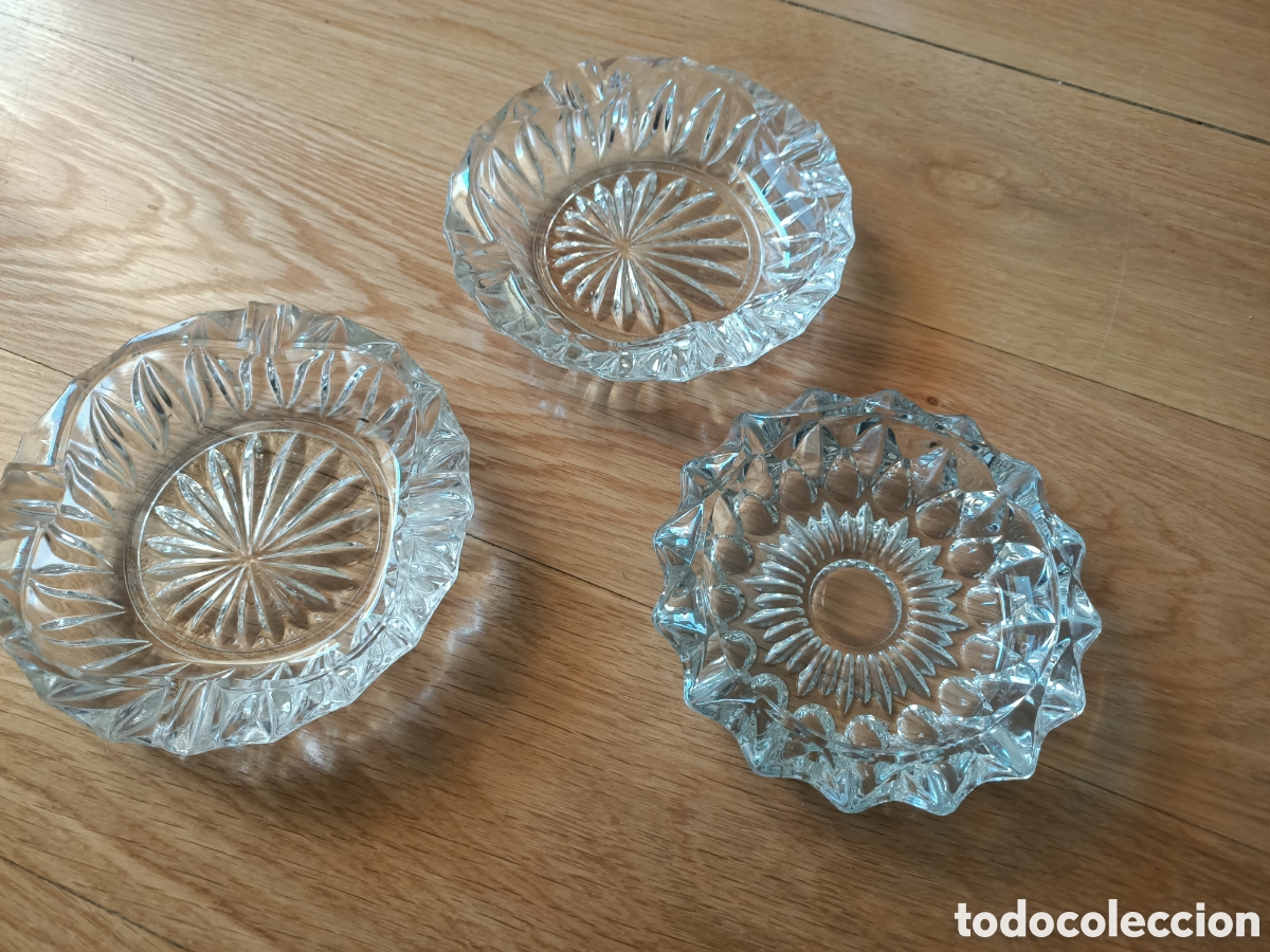 Artesan&iacute;a: Ceniceros de cristal tallado - Foto 2