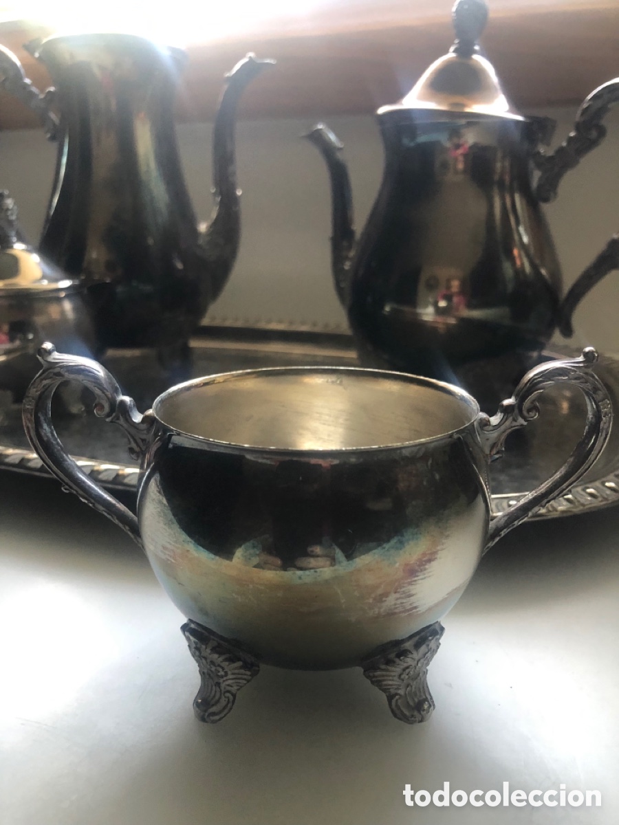 Artesan&iacute;a: Conjunto Caf&eacute; T&eacute; silver plated - Foto 6