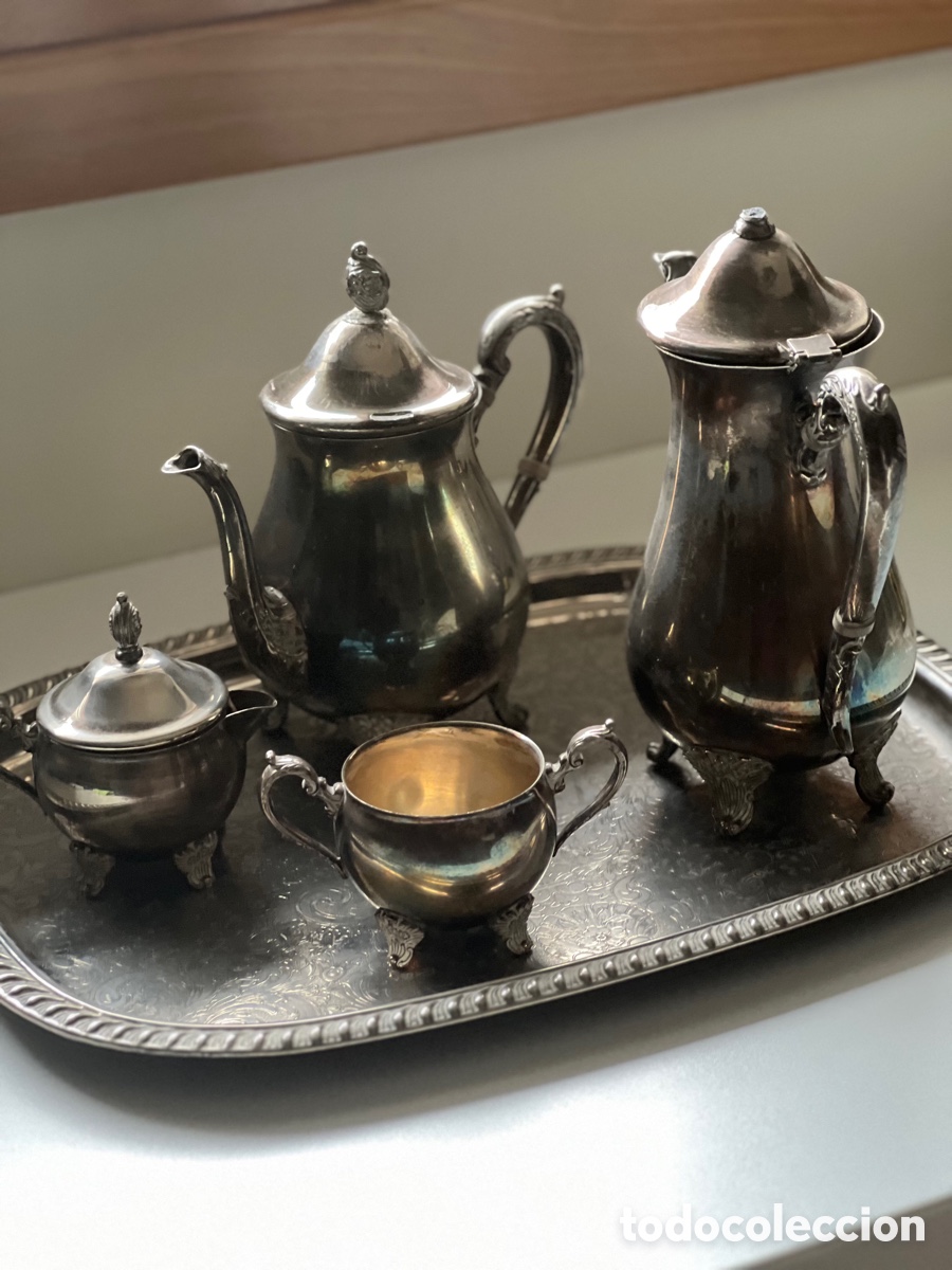 Artesan&iacute;a: Conjunto Caf&eacute; T&eacute; silver plated - Foto 1