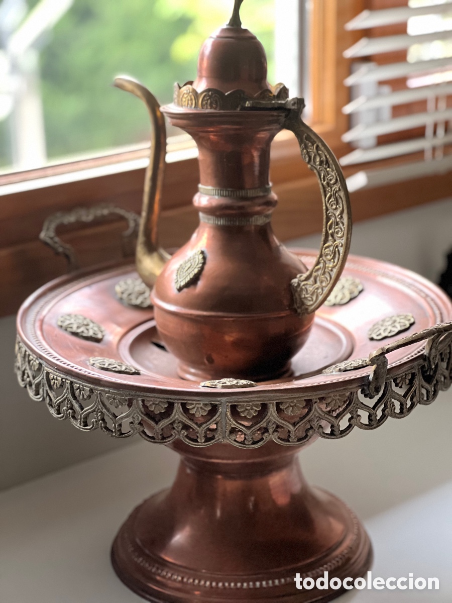 Artesan&iacute;a: Tetera Marroqu&iacute; sobre base - Foto 1