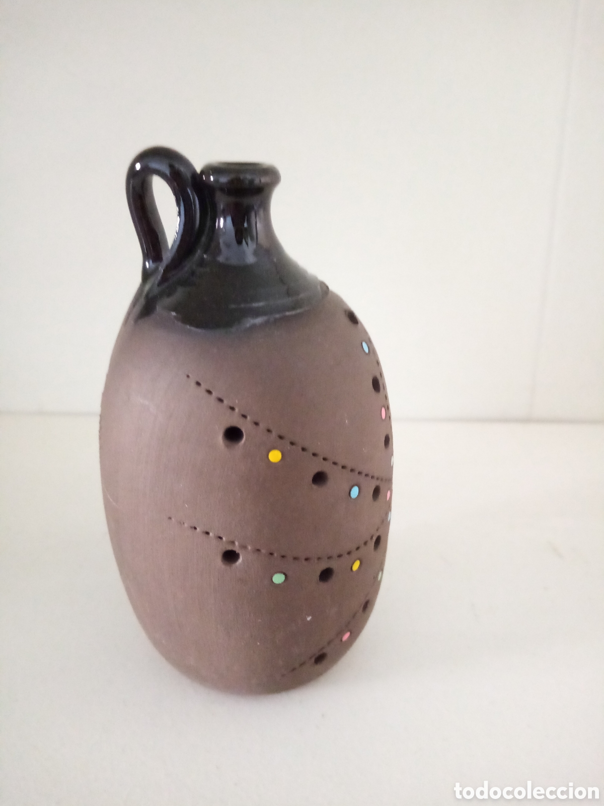 Artesan&iacute;a: Mini jarr&oacute;n de cer&aacute;mica decorado - Foto 2