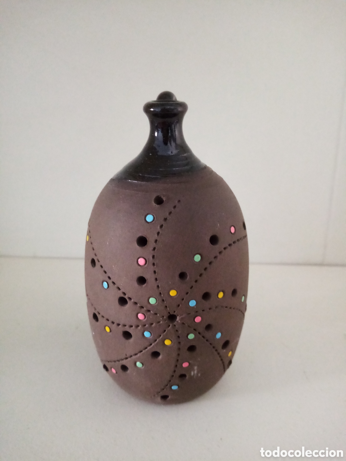 Artesan&iacute;a: Mini jarr&oacute;n de cer&aacute;mica decorado - Foto 1
