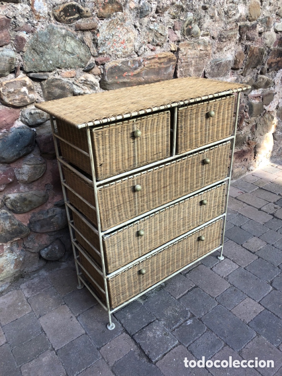 Artesan&iacute;a: C&Oacute;MODA DE HIERRO Y MIMBRE - Foto 3