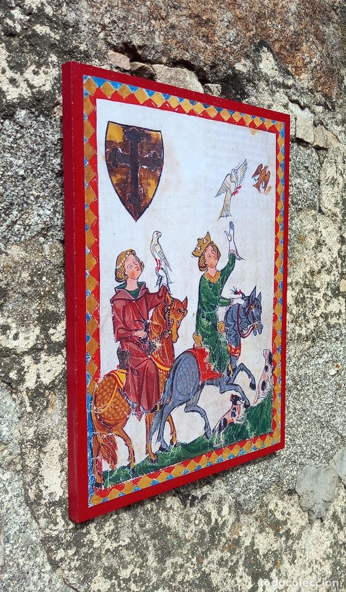 Artesan&iacute;a: Cuadro Cetrer&iacute;a medieval - Foto 2