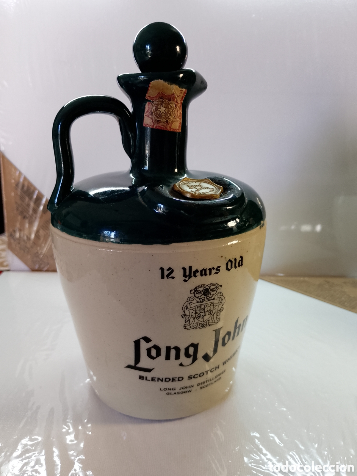 brocca smaltata scotch whisky long-john (vuota) - Buy Handmade