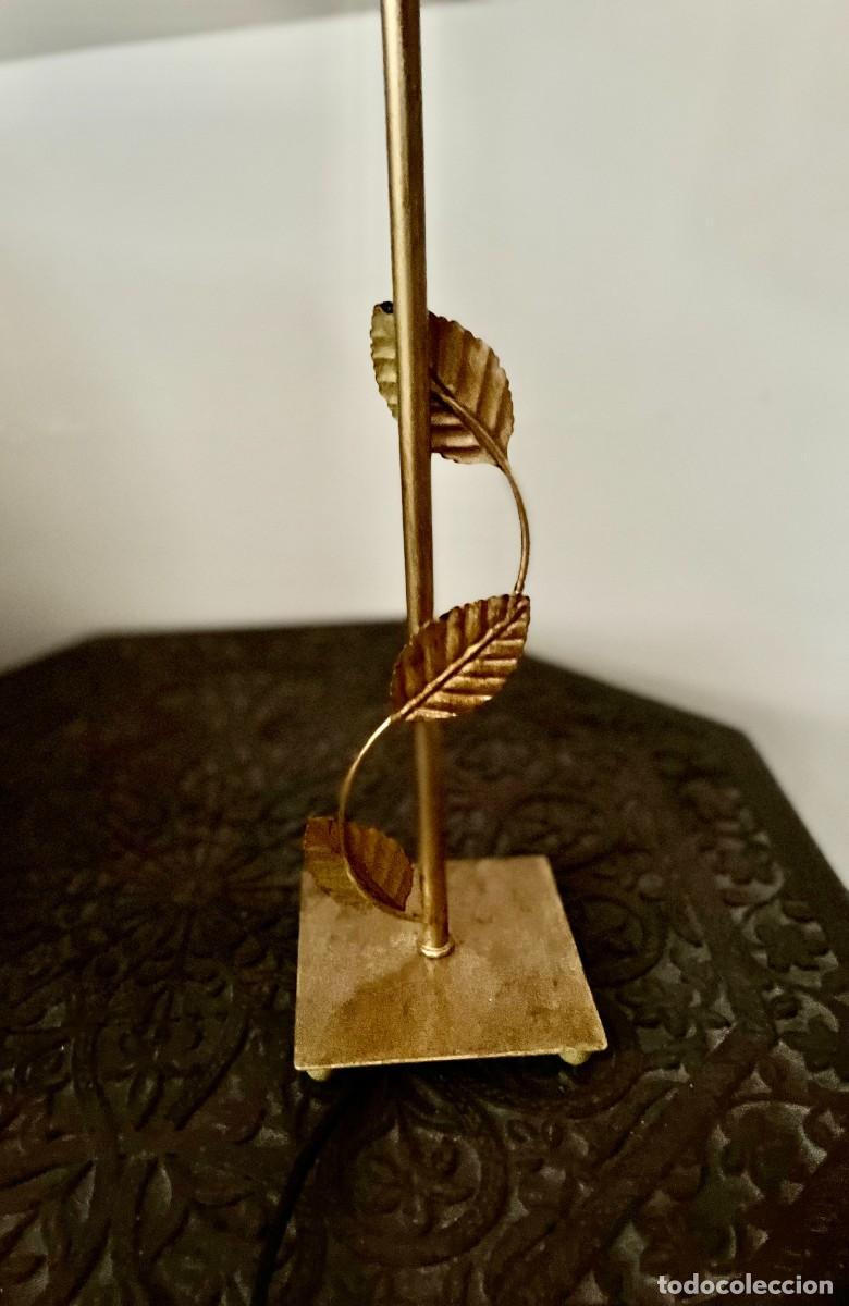 Artesan&iacute;a: lampara mesilla dorada - Foto 4