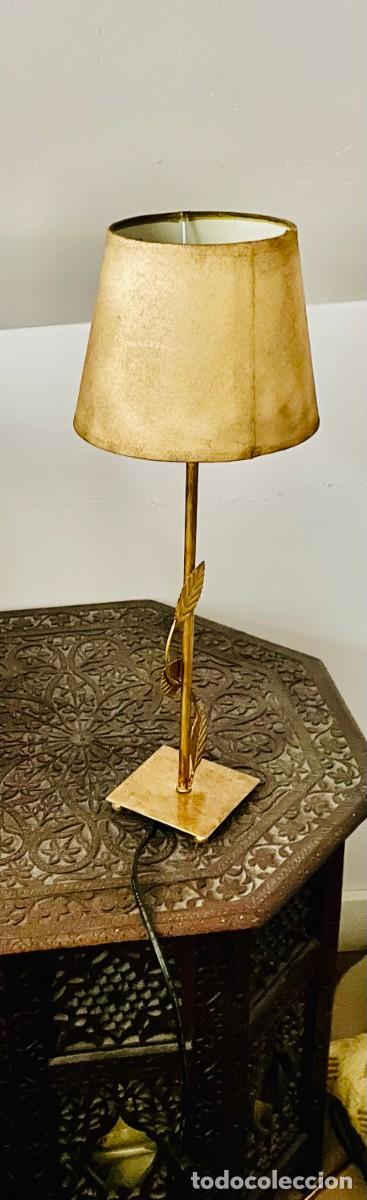 Artesan&iacute;a: lampara mesilla dorada - Foto 6