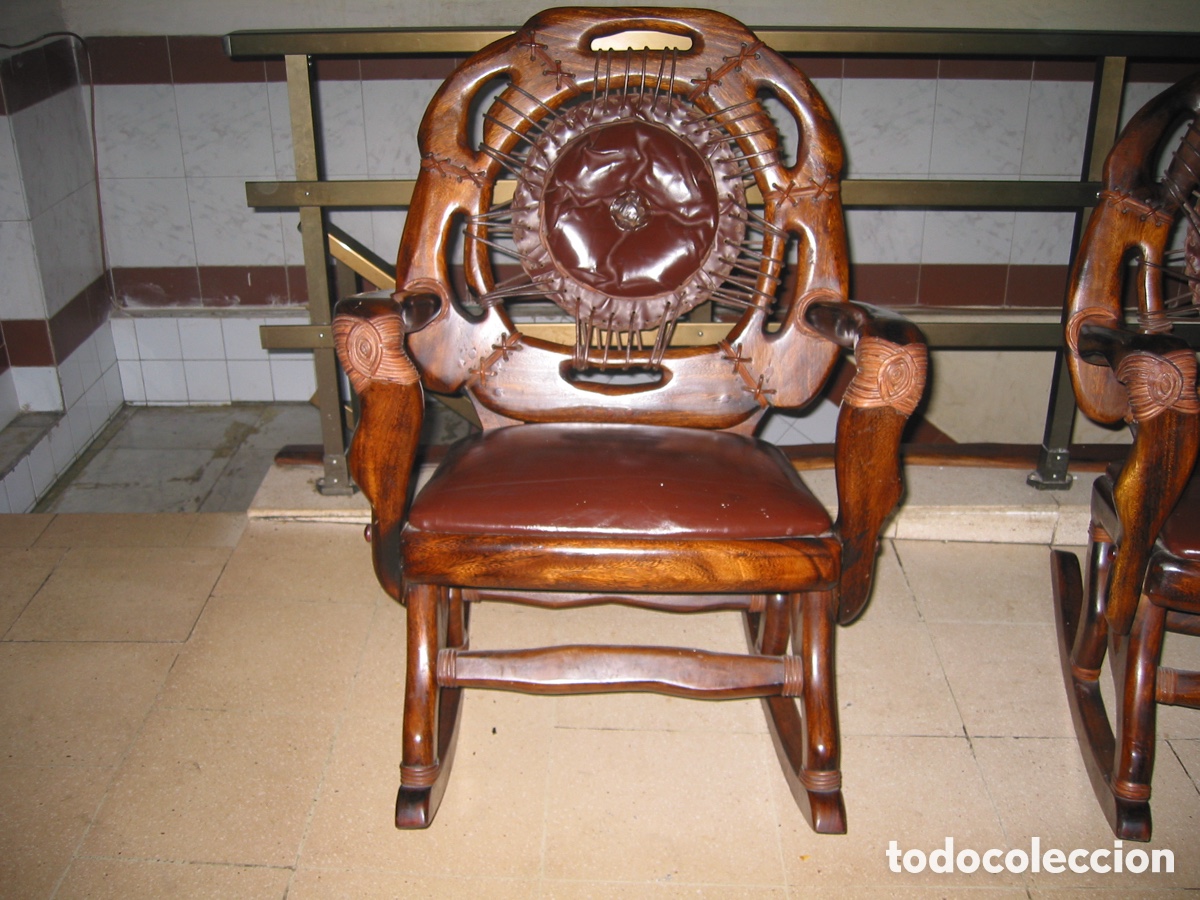 Artesan&iacute;a: Conjunto de Mecedoras/Comadritas y Mesa - Foto 2