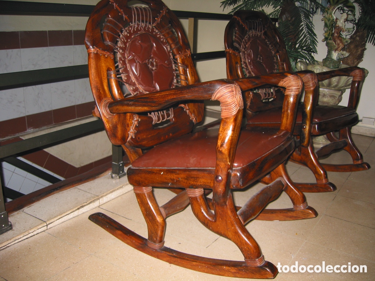 Artesan&iacute;a: Conjunto de Mecedoras/Comadritas y Mesa - Foto 4