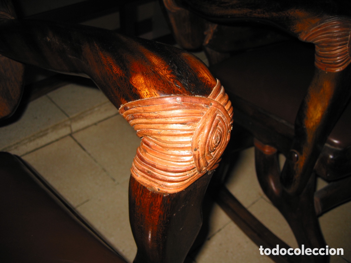 Artesan&iacute;a: Conjunto de Mecedoras/Comadritas y Mesa - Foto 5