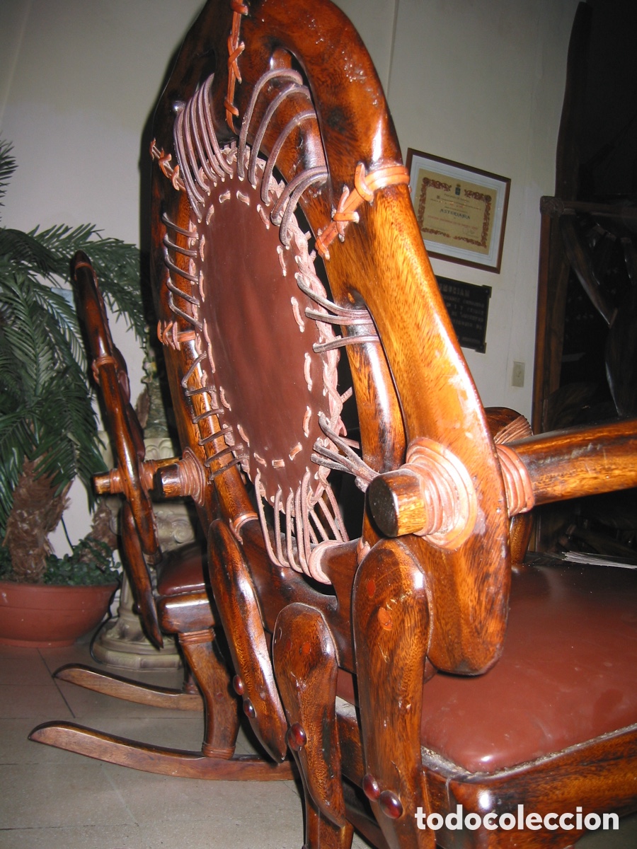 Artesan&iacute;a: Conjunto de Mecedoras/Comadritas y Mesa - Foto 7