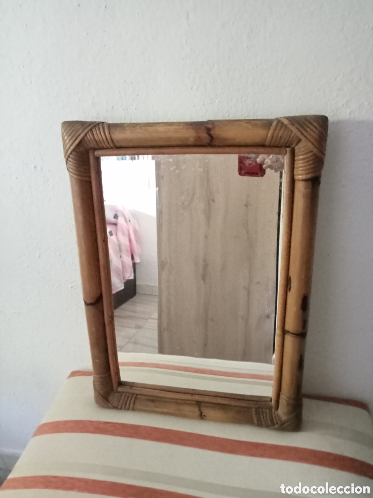 Artesan&iacute;a: Espejo de madera decoraci&oacute;n - Foto 1