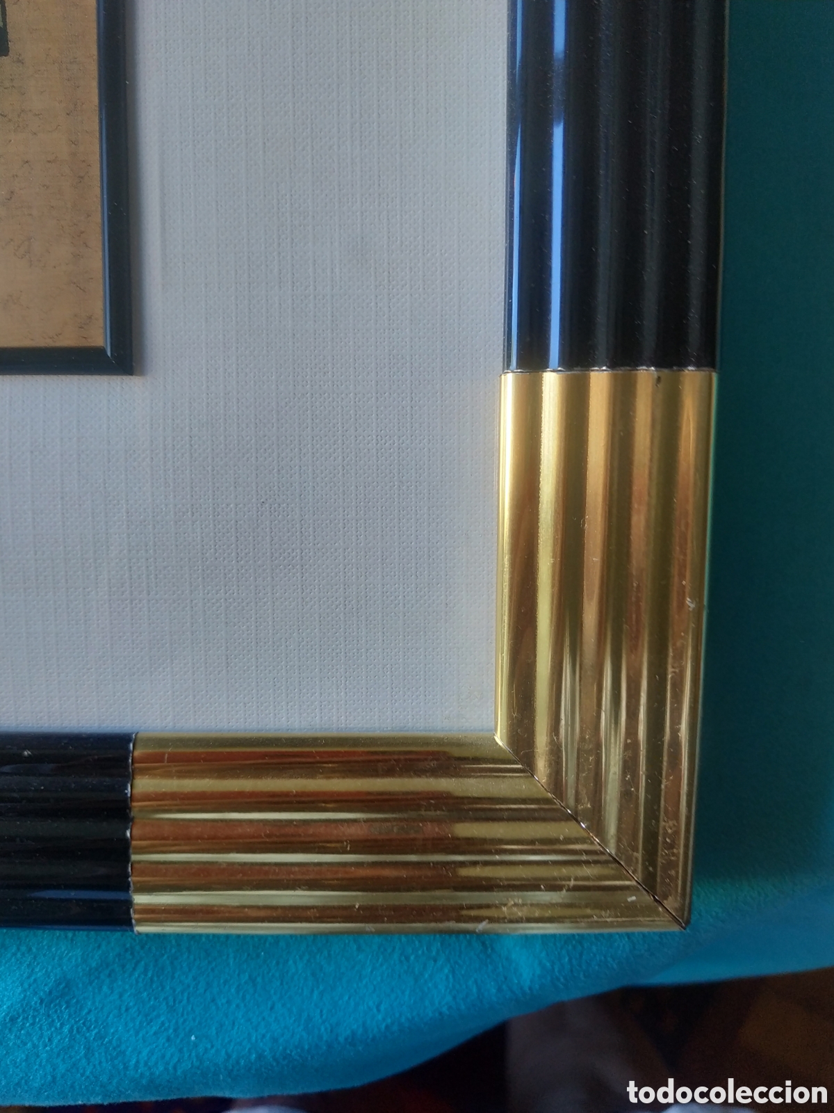 Artesan&iacute;a: Cuadro con papiro egipcio. - Foto 3