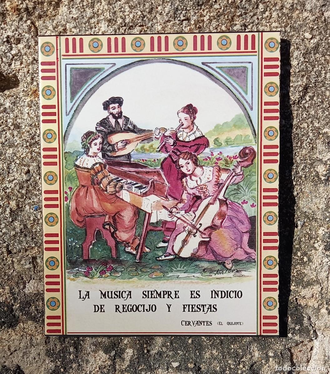 Artesan&iacute;a: Azulejo Frase Cervantes - Foto 1