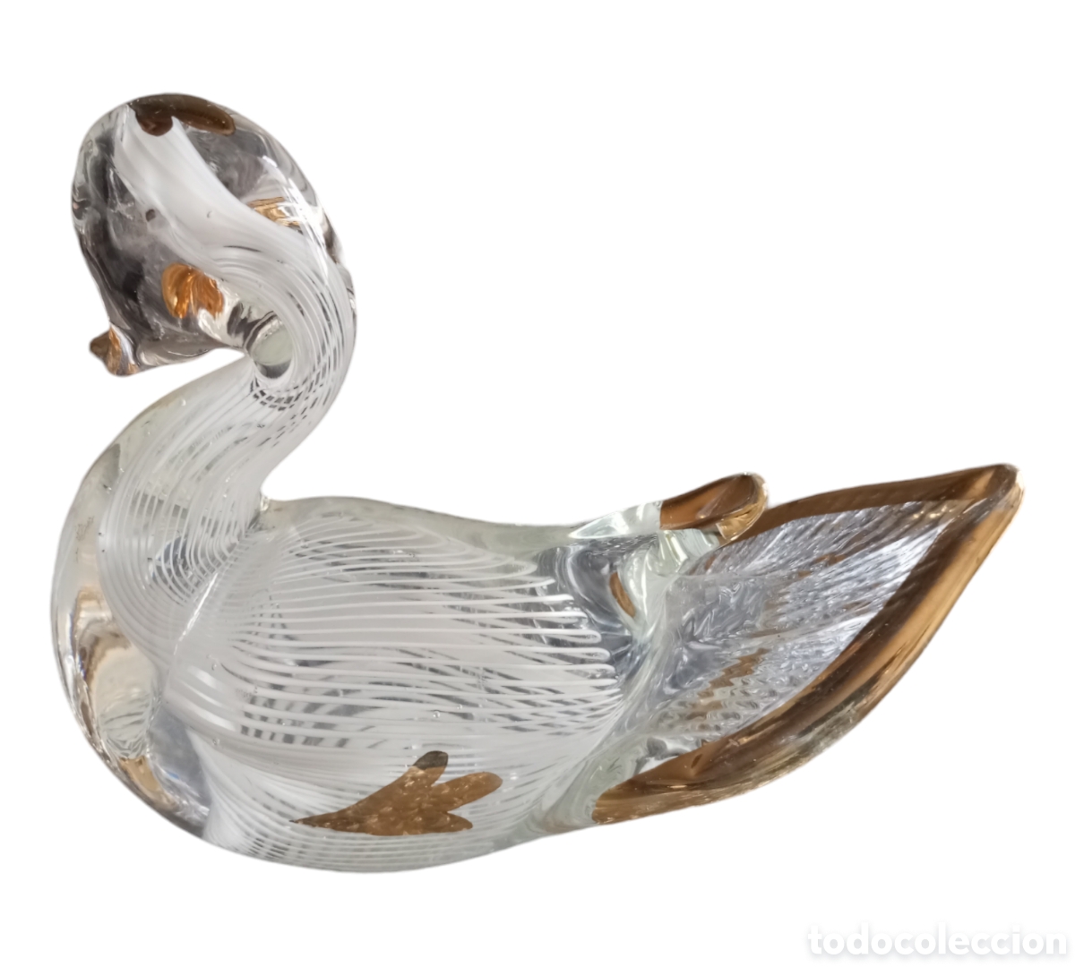 Artesan&iacute;a: Pato de cristal de Murano - Foto 1