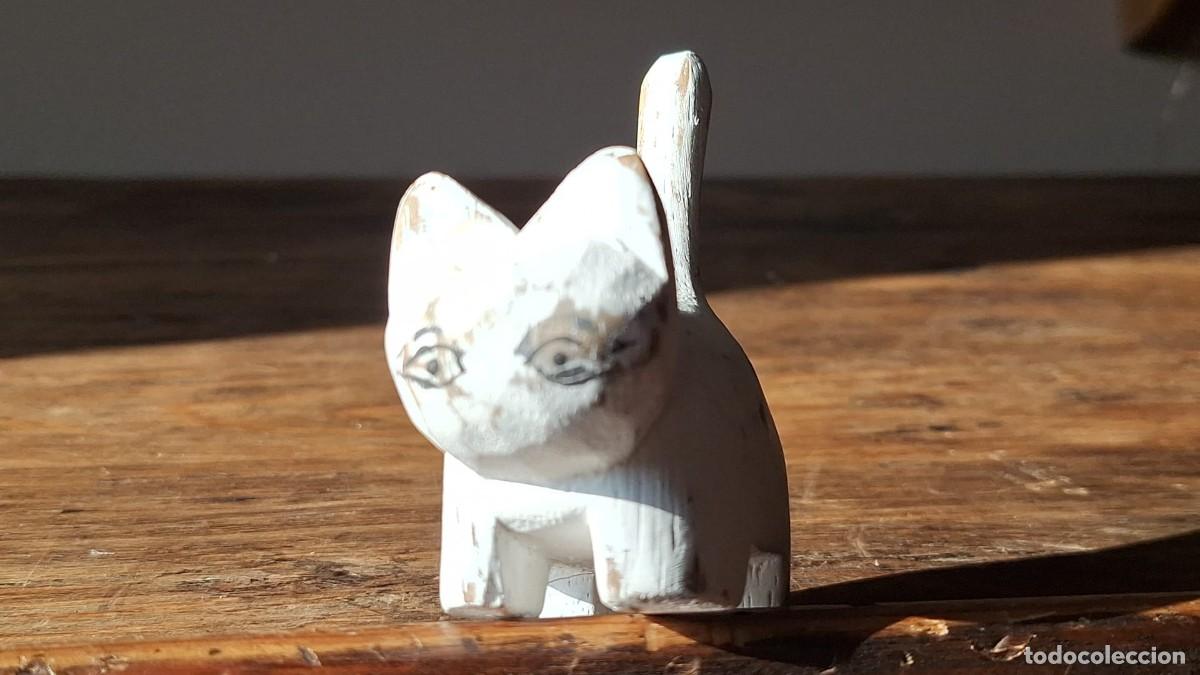 Artesan&iacute;a: Gato Gatito de Madera - Foto 5