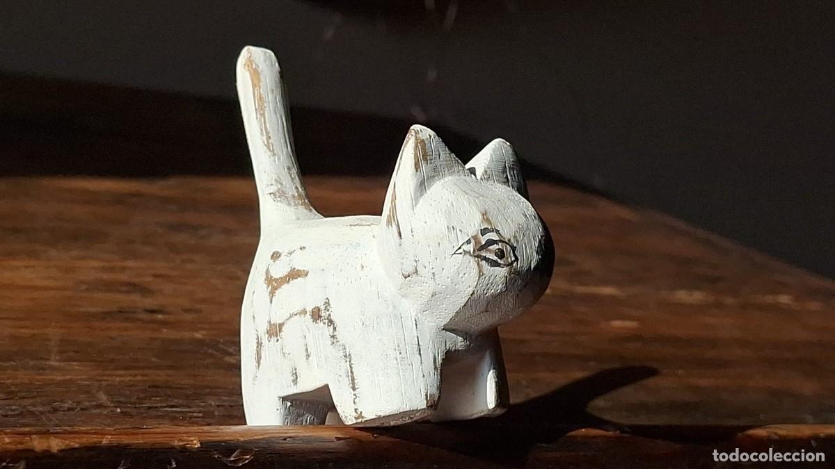 Artesan&iacute;a: Gato Gatito de Madera - Foto 6