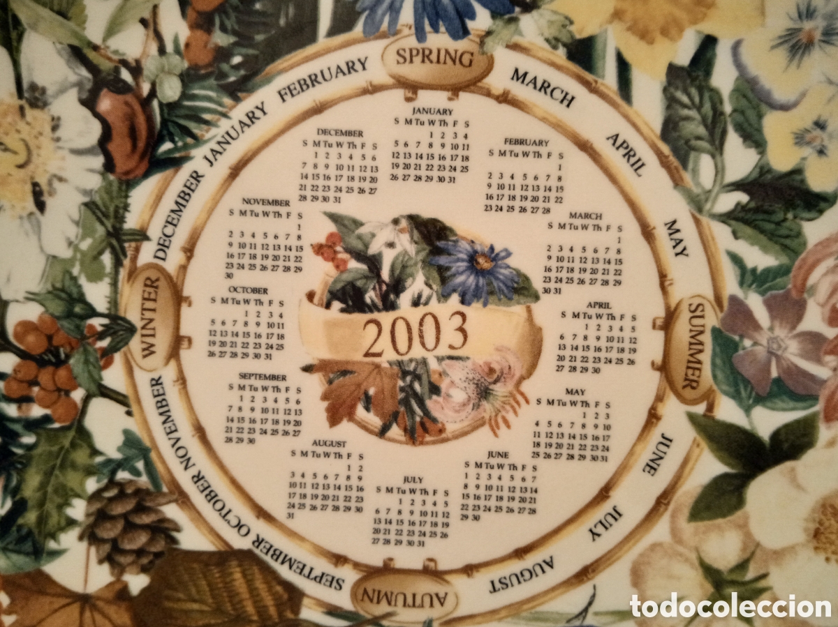 Artesan&iacute;a: PLATO CALENDARIO INGL&Eacute;S - Foto 2