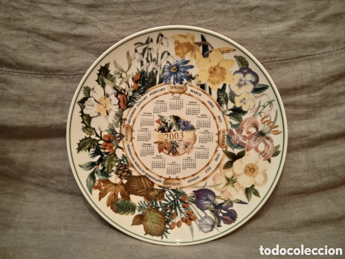Artesan&iacute;a: PLATO CALENDARIO INGL&Eacute;S - Foto 1