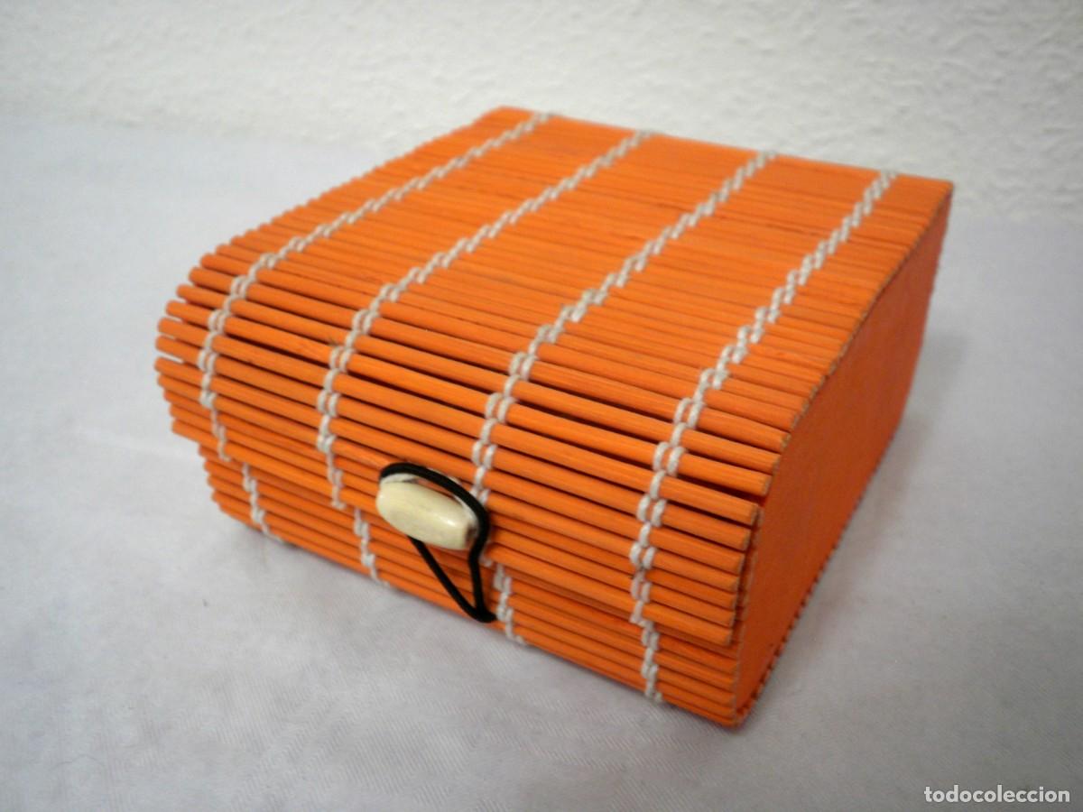Artesan&iacute;a: Cajita naranja de bamb&uacute; - Foto 1