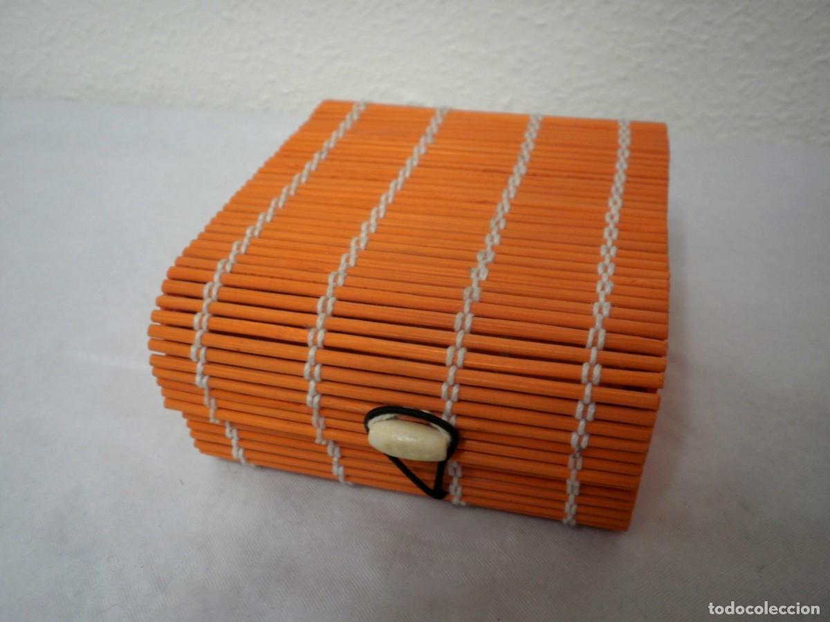 Artesan&iacute;a: Cajita naranja de bamb&uacute; - Foto 3