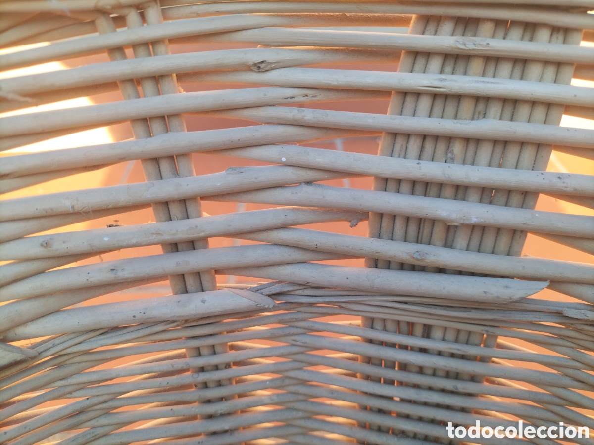 Artesan&iacute;a: Gran cesta de mimbre echa a mano - Foto 7