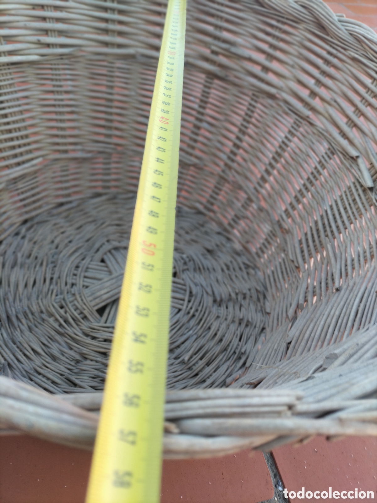 Artesan&iacute;a: Gran cesta de mimbre echa a mano - Foto 9