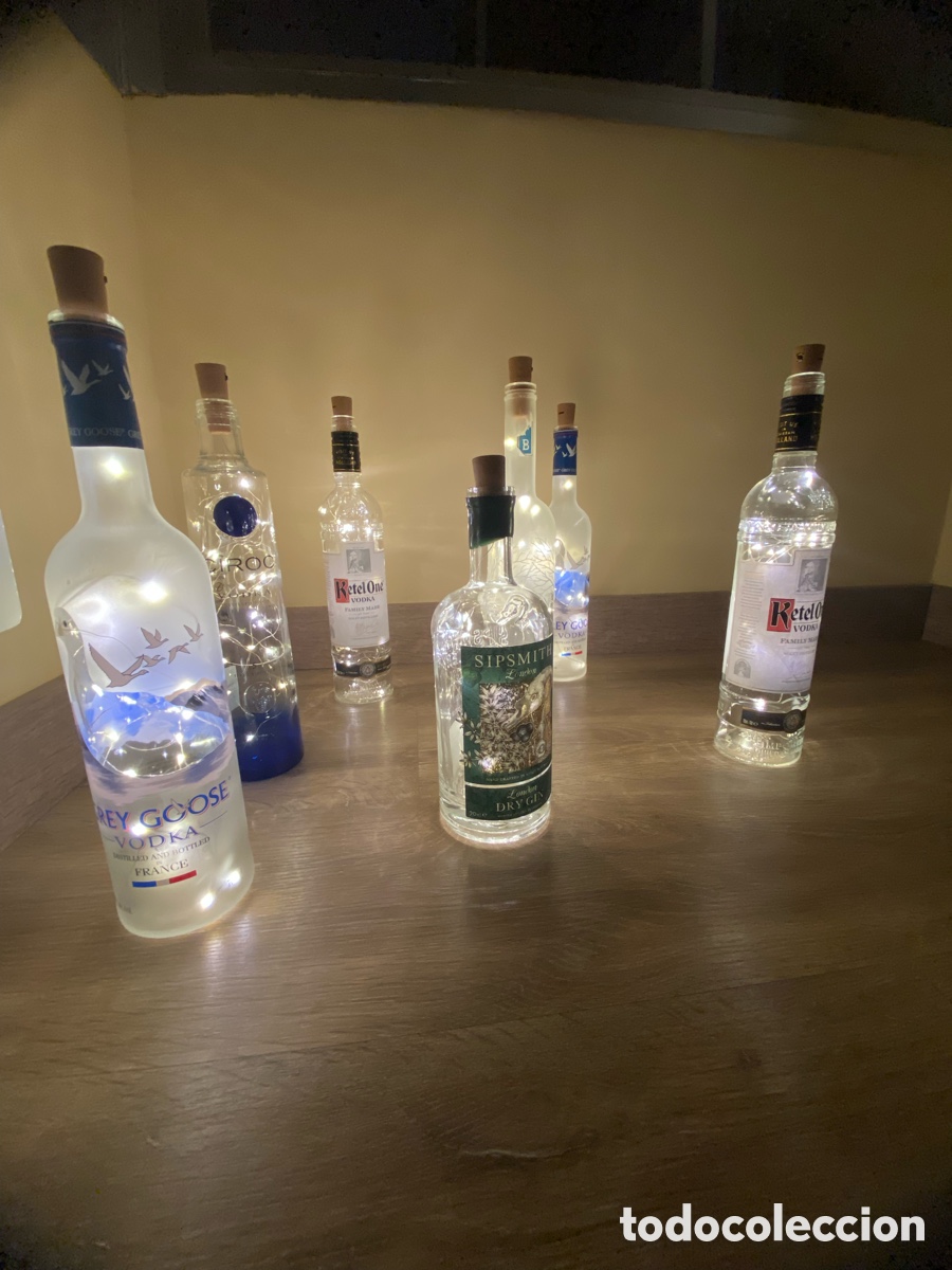 Artesan&iacute;a: L&aacute;mparas hechas con botellas - Foto 2