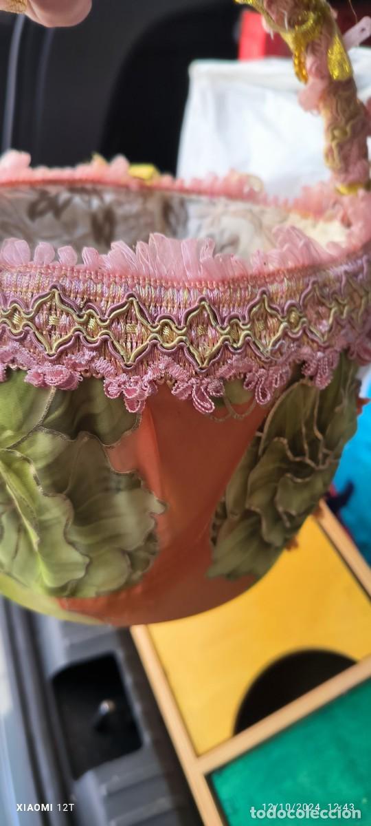 Artesan&iacute;a: CESTA ARTESANAL DECORADA - Foto 4